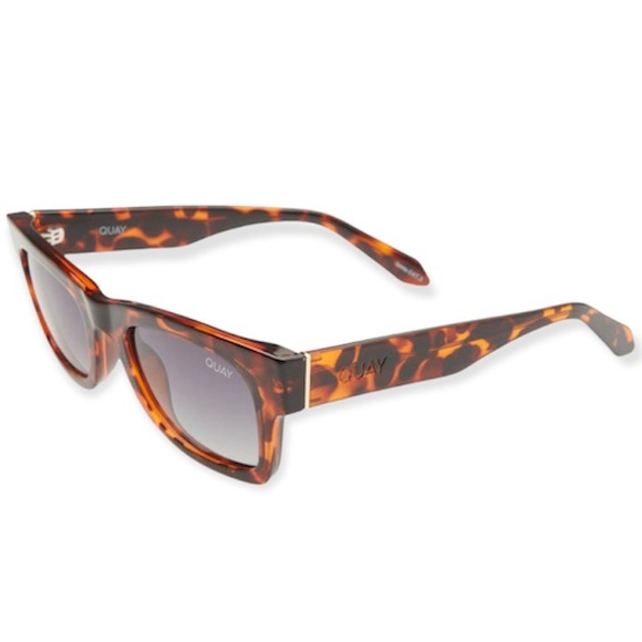 #104 QUAY Makin Moves Sunglasses Polarized Tortoise Frame Smoke Lenses Unisex - Picture 6 of 12